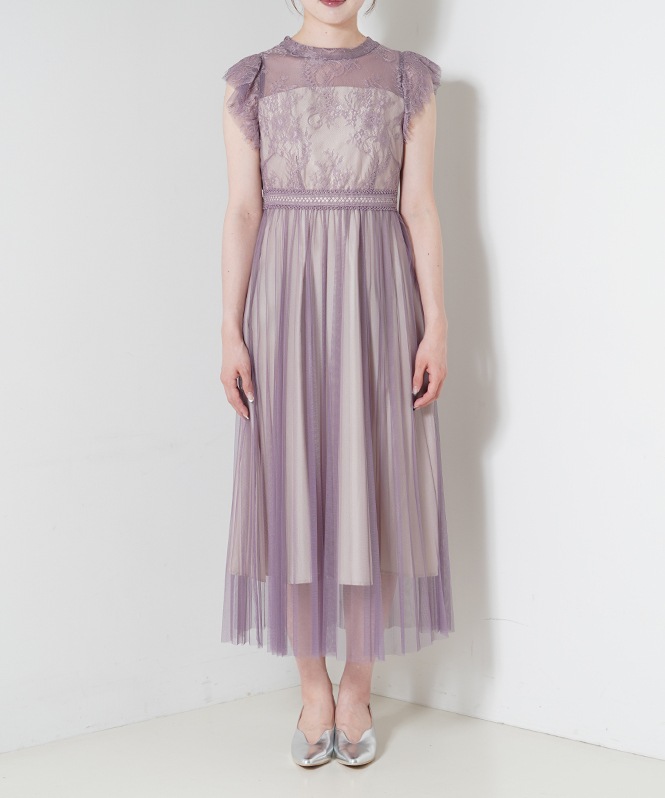 袖フリルチュールワンピース | DRESS,DRESS | ROOM903 online