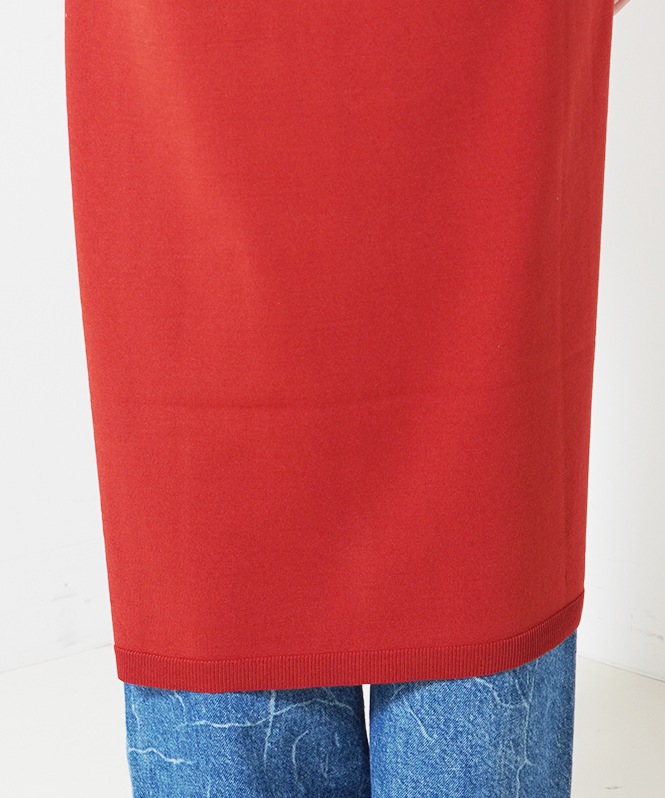 ロングスリットニットPO