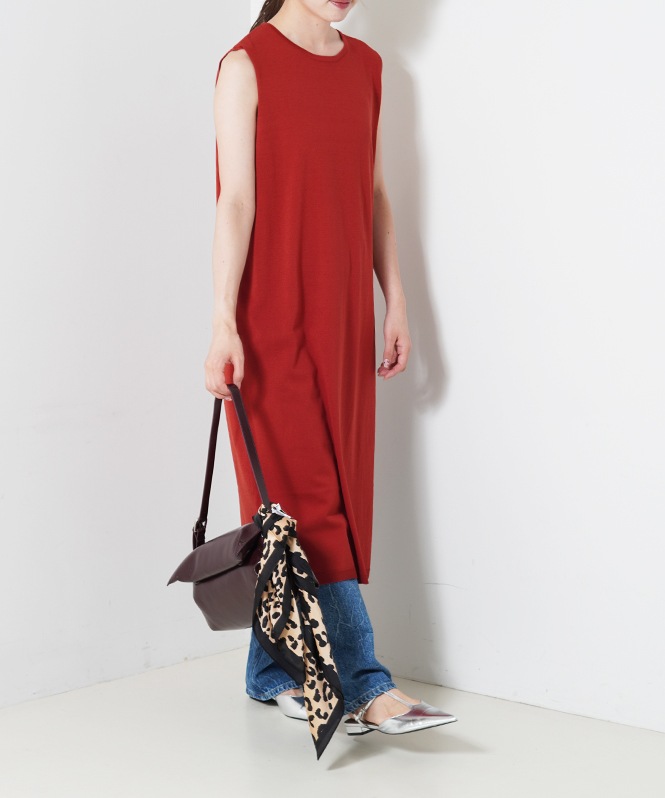 ロングスリットニットPO