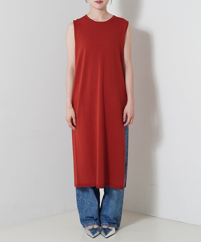 ロングスリットニットPO