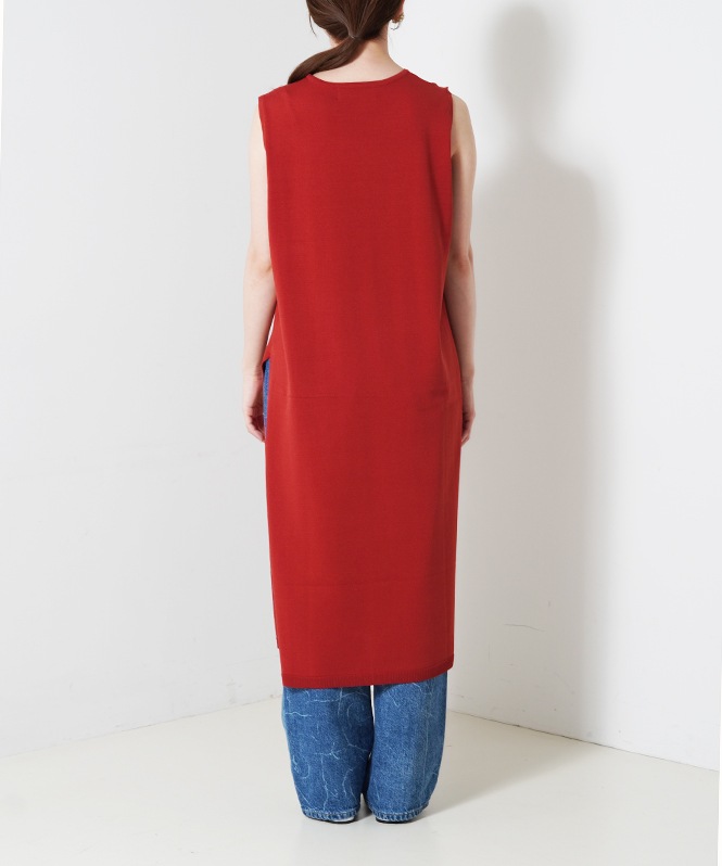 ロングスリットニットPO