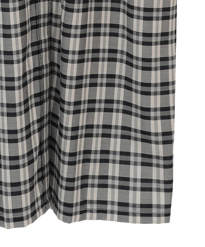 UP POCKET CHECK SHIRT ONEPIECE