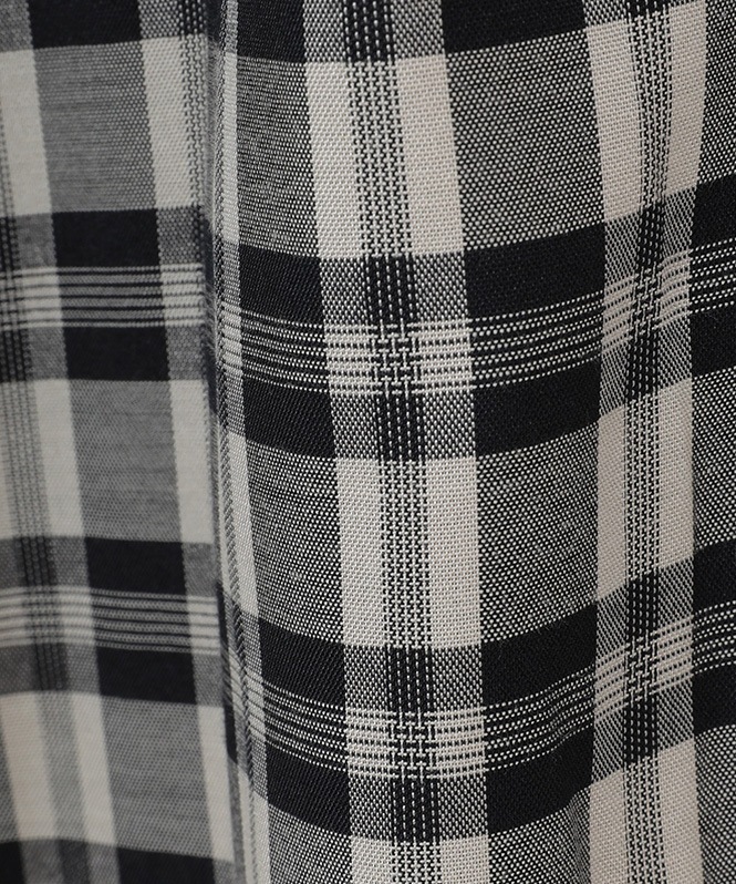 UP POCKET CHECK SHIRT ONEPIECE