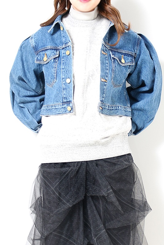 パワショルデニムジャケット