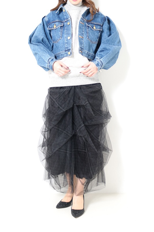 パワショルデニムジャケット