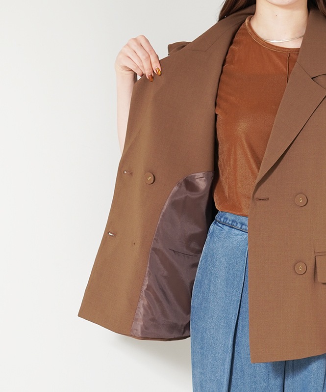 フリルショルダージレ | OUTER,ジレ | ROOM903 online