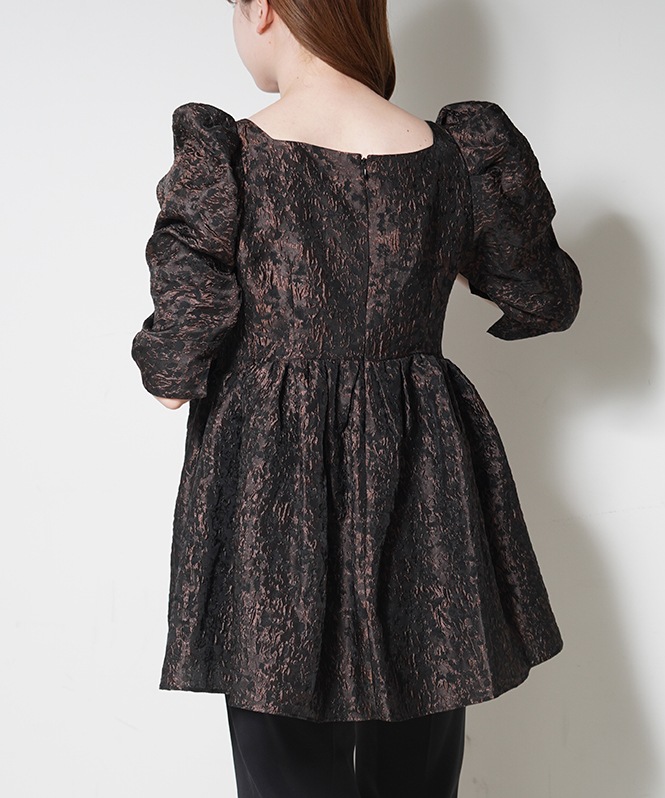 edge ribbon setup dress