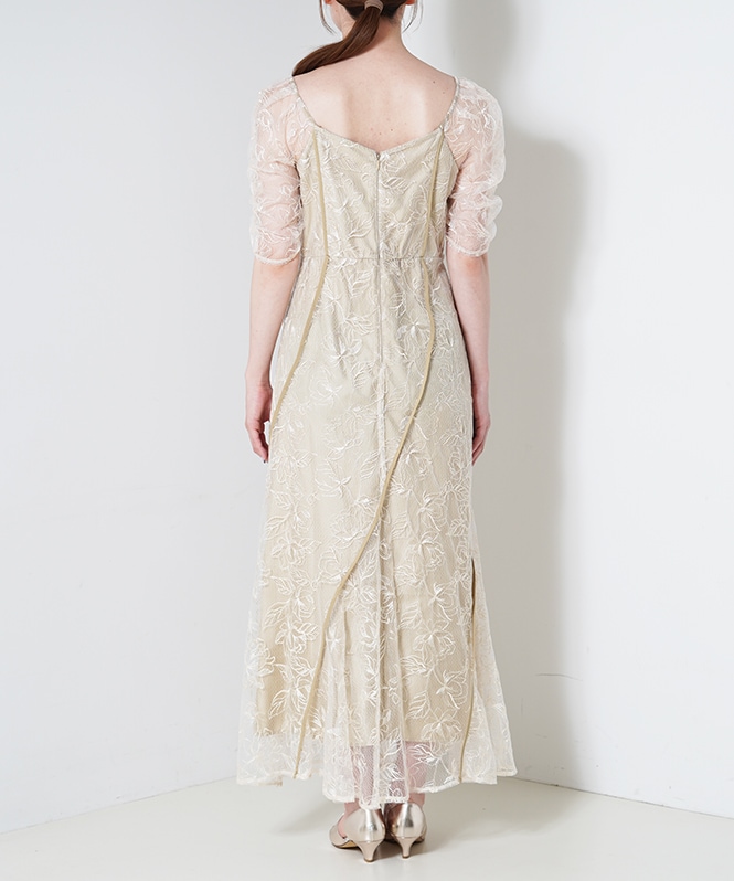 wave piping frare dress | DRESS,DRESS | ROOM903 online