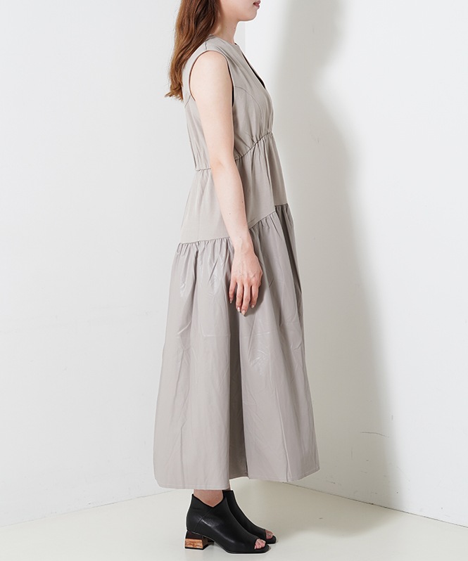 y's ティアードワンピース ティアードロングワンピース（ワンピース）｜axes femme POETIQUE