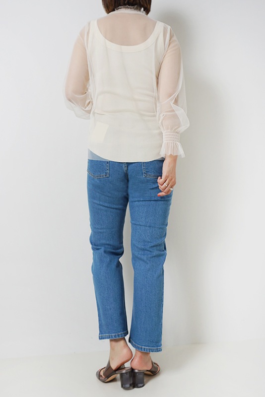 人気ブランド ▷タグ付き ハグオーワー ギャザーパイピングリボン