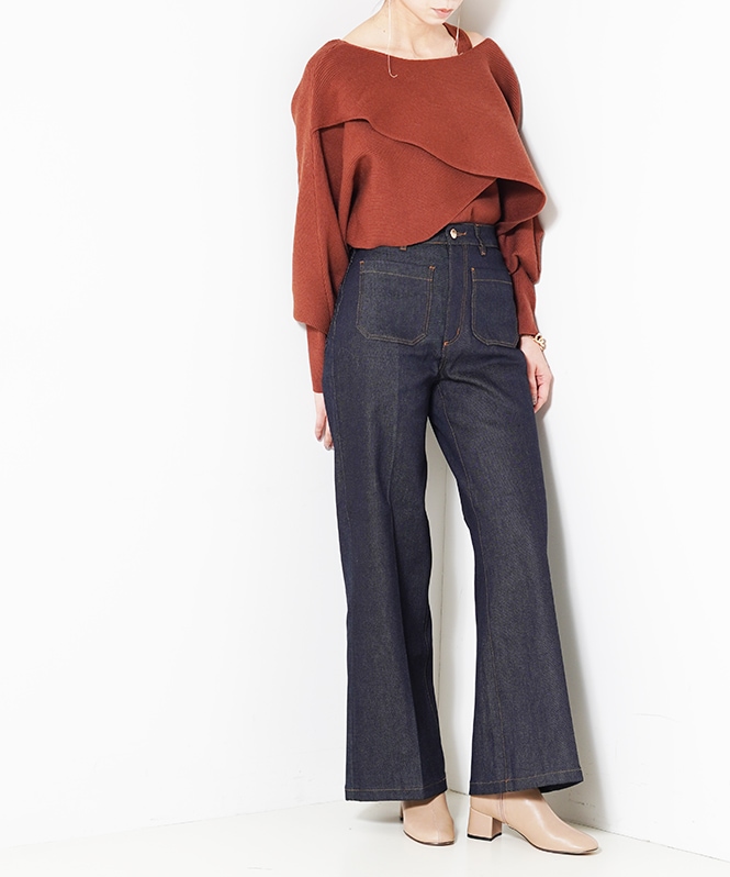 アシメケープタンクニットセット | ALL ITEMS | ROOM903 online