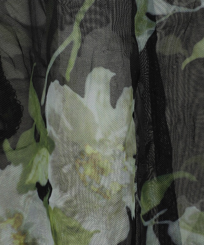 CLANE SHEER FLOWER SHORT SLEEVE SHIRTS | TOPS,シャツ