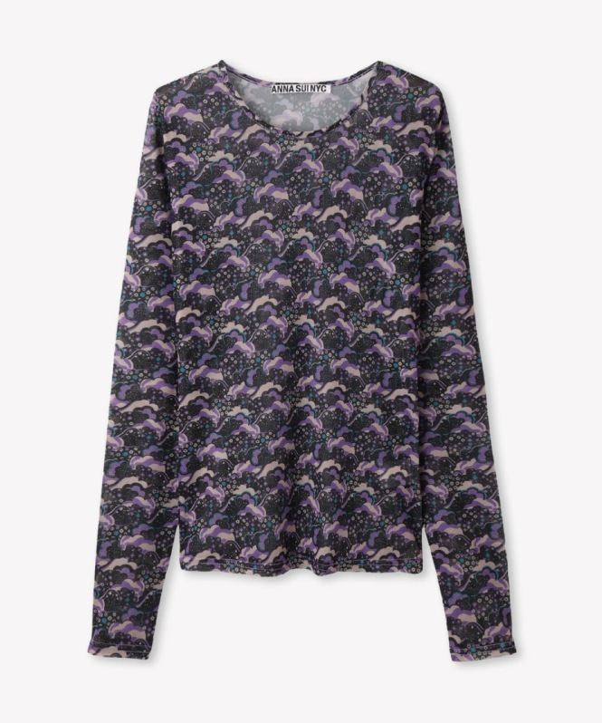 ANNA SUI NYC 長袖 メッシュ トップス　シアートップス cloudy シアートップス | TOPS,シャツ／ブラウス | ROOM903 online
