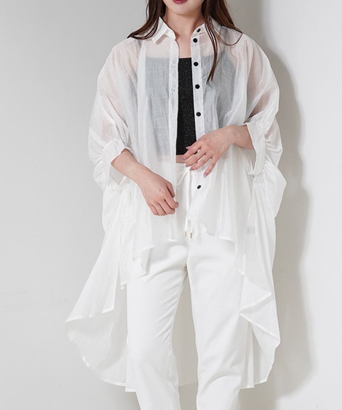 SEVEN SENSE シルクバックロングシャツ | ALL ITEM | ROOM903 online