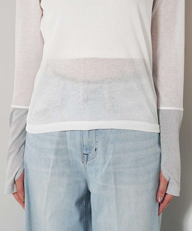 2wayラメカフスインナー