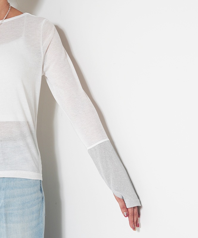 2wayラメカフスインナー