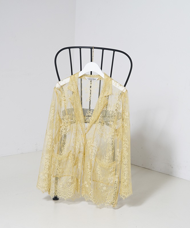Floral Russell Lace Sheer Jacket