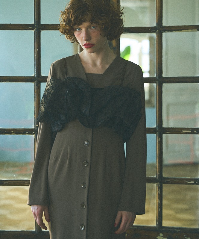 Raffie organza dress