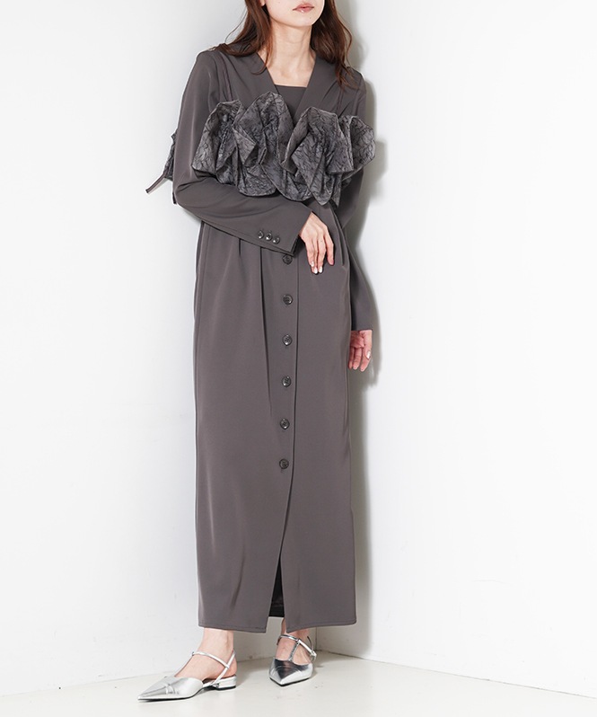 Raffie organza dress