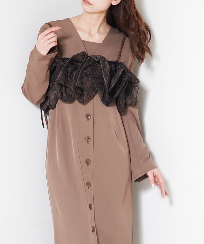 Raffie organza dress