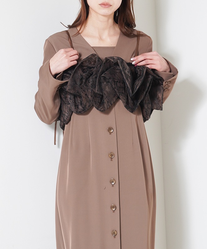 Raffie organza dress