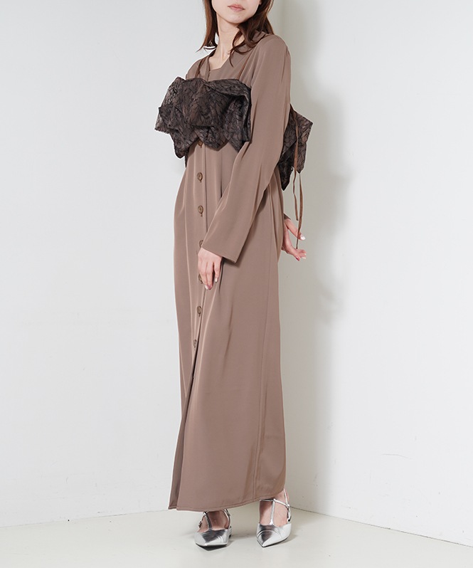 Raffie organza dress