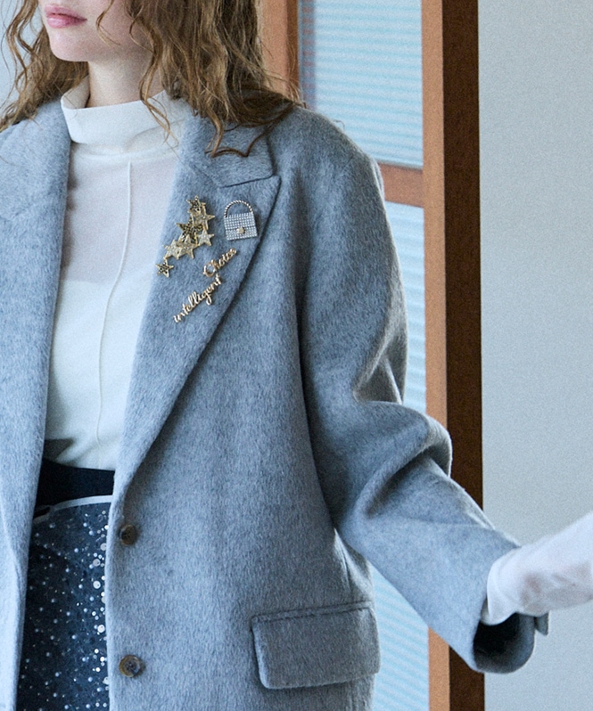 シャギーミドルコート | OUTER,ジャケット | ROOM903 online