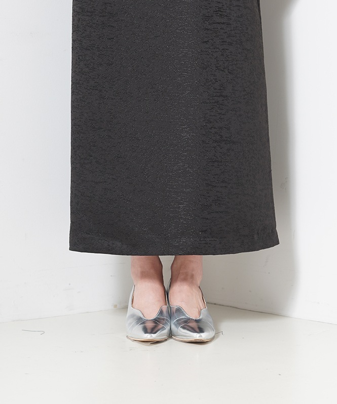 Wavy frill bustier jaguard dress | DRESS,DRESS | ROOM903 online