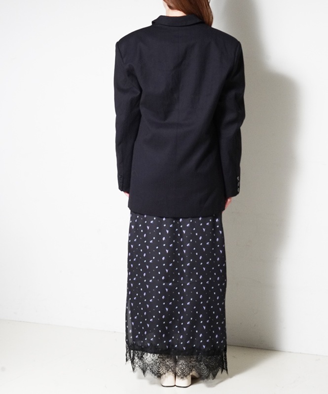 Rowen Brooch Sreasted Blazer