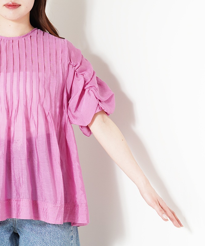 TORRAZZO DONNA】タックフリルブラウス｜ファッション通販の