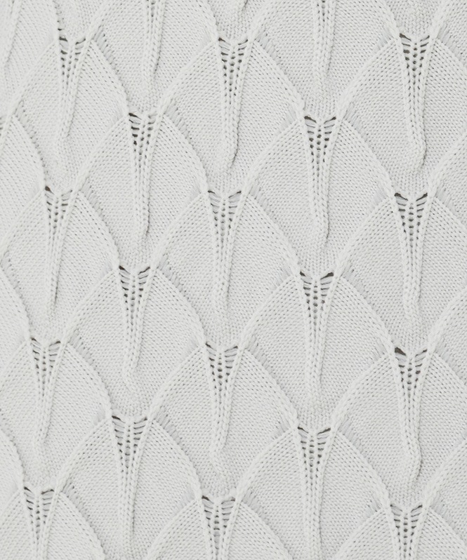 アーチスモッキング柄ニットスカート