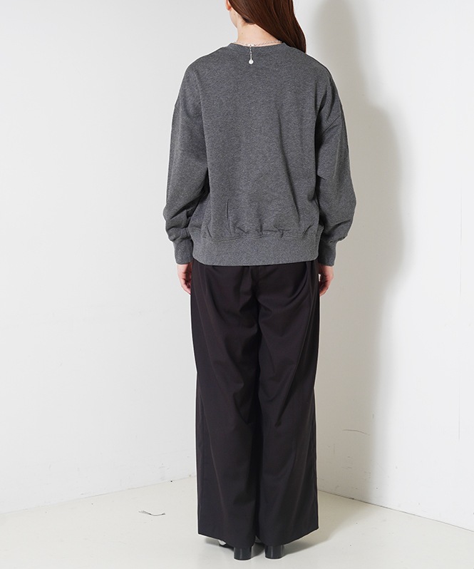 ネコ刺繍スウェット