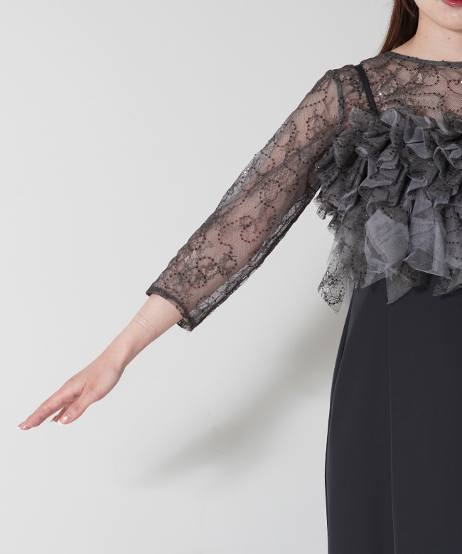 Noir glitter dress