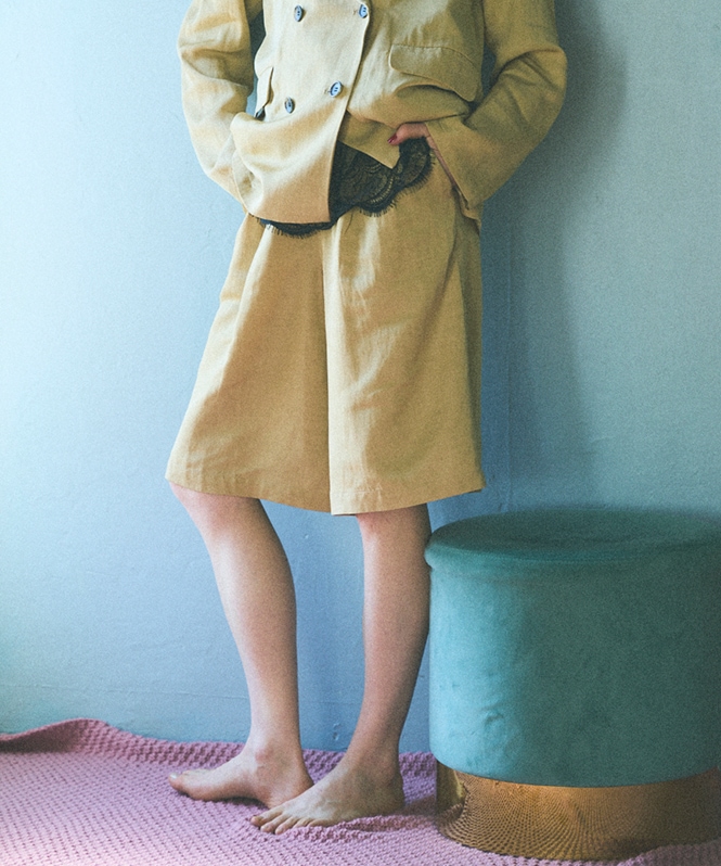 ドビークロス膝丈パンツ | ALL ITEM | ROOM903 online ドビークロス膝丈パンツ | ALL ITEM | ROOM903 online