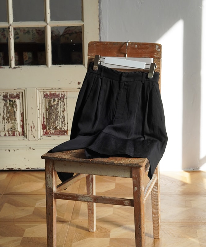 ドビークロス膝丈パンツ | ALL ITEM | ROOM903 online ドビークロス膝丈パンツ | ALL ITEM | ROOM903 online