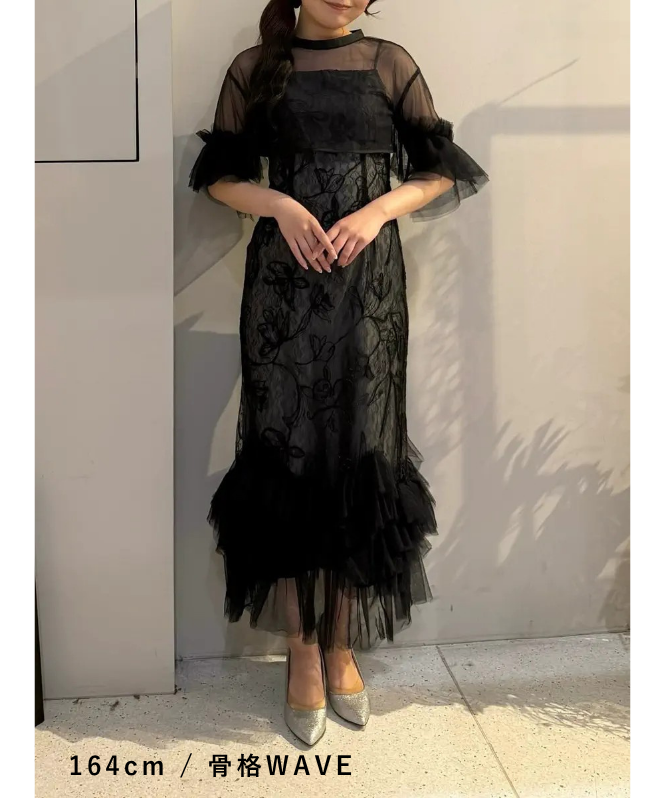 Embroidery frill Set Dress | ONEPIECE,ドレス | ROOM903 online