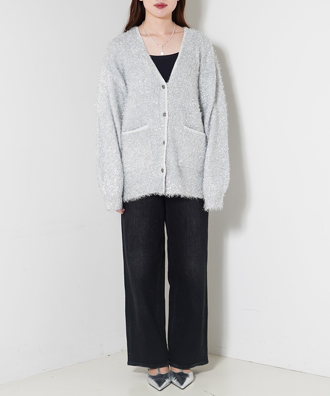 きらきらラメカーディガン