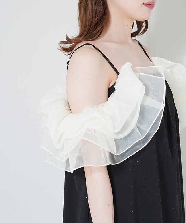 【frey】WRAP ALL IN ONE(ラップオールインワン) Frill Wrap All In One | DRESS,DRESS | ROOM903 online