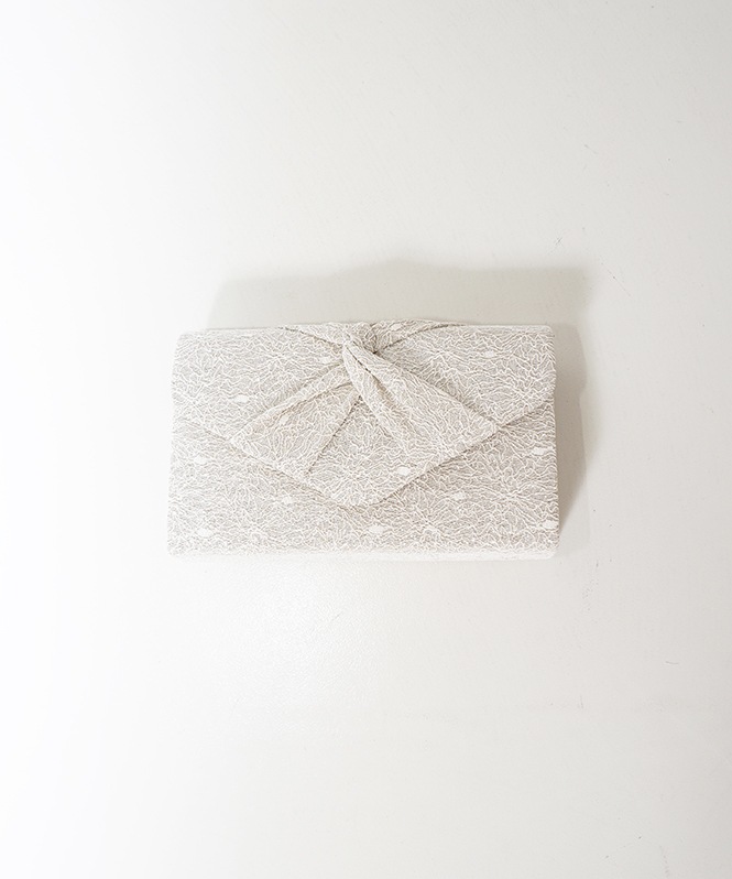 ラメレースツイストバッグ