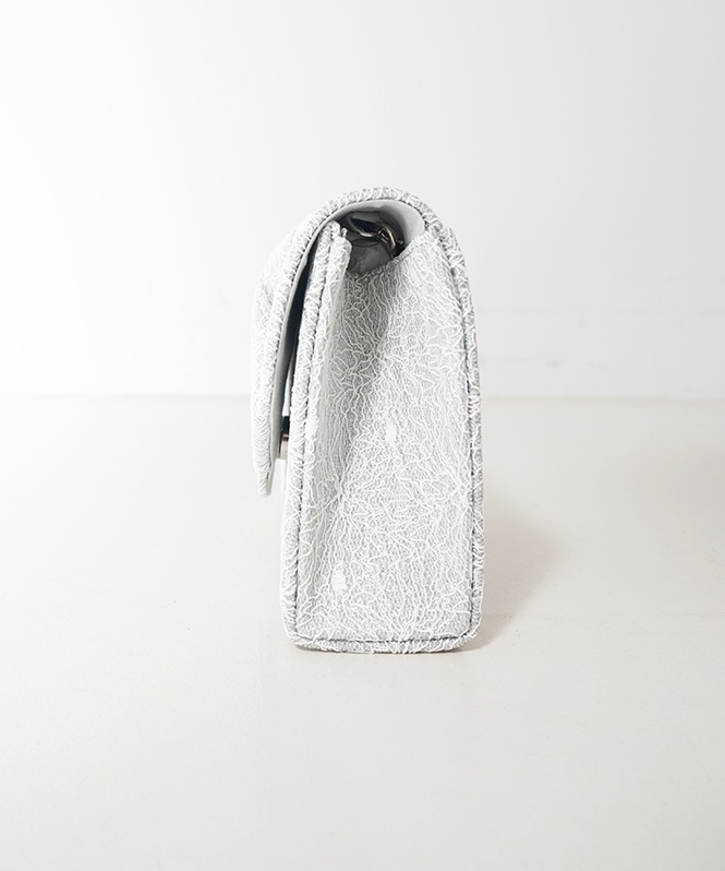 ラメレースツイストバッグ