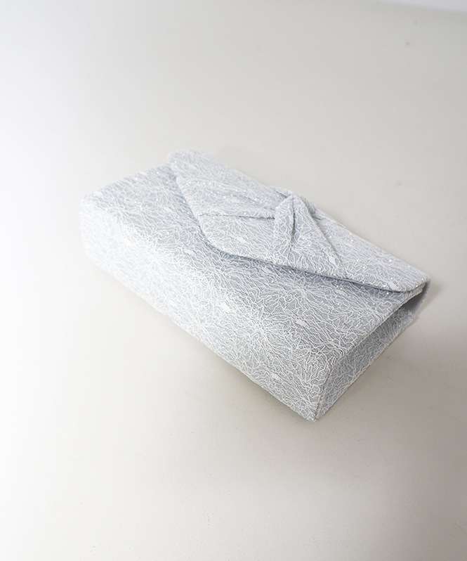 ラメレースツイストバッグ