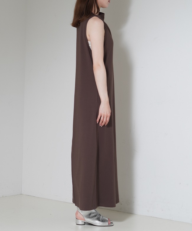 Slope Neck Dress