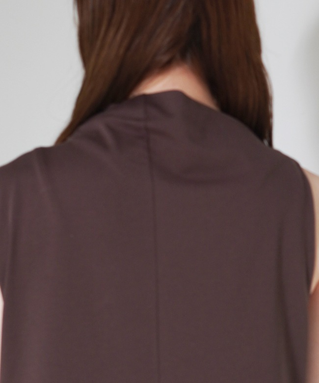Slope Neck Dress