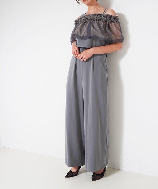 LE'RURE Cotton race souffle sleeve dress | DRESS,DRESS