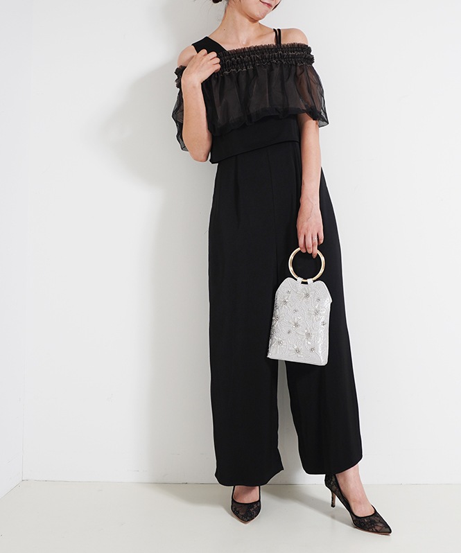 Cotton race souffle sleeve dress | DRESS,DRESS | ROOM903 online