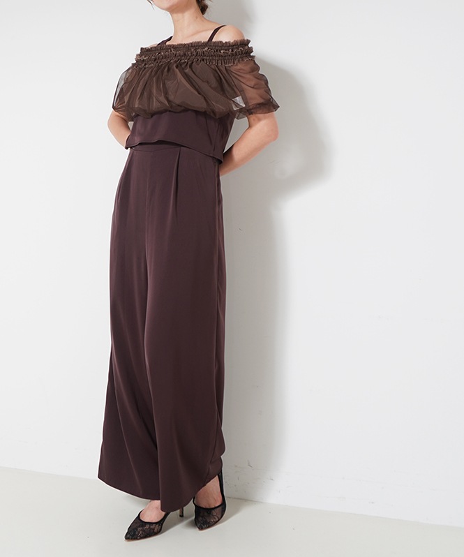 LE’RURE Cotton race souffle sleeve dress LE'RURE Cotton race souffle sleeve dress | DRESS,DRESS