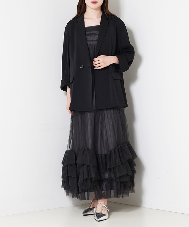 スーツ・フォーマル・ドレス volum tulle jacket set dress volum tulle jacket set dress | DRESS,DRESS | ROOM903 online