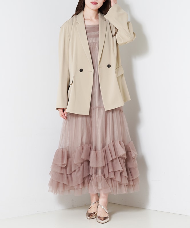 volum tulle jacket set dress | DRESS,DRESS | ROOM903 online