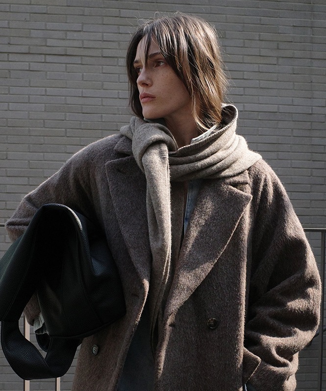 CLANE DOUBLE WOOL LONG COAT グレー クラネ CLANE DOUBLE WOOL LONG COAT （GRAY） - ファッション通販