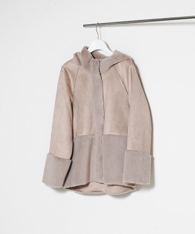 フェイクムートンファ－コート